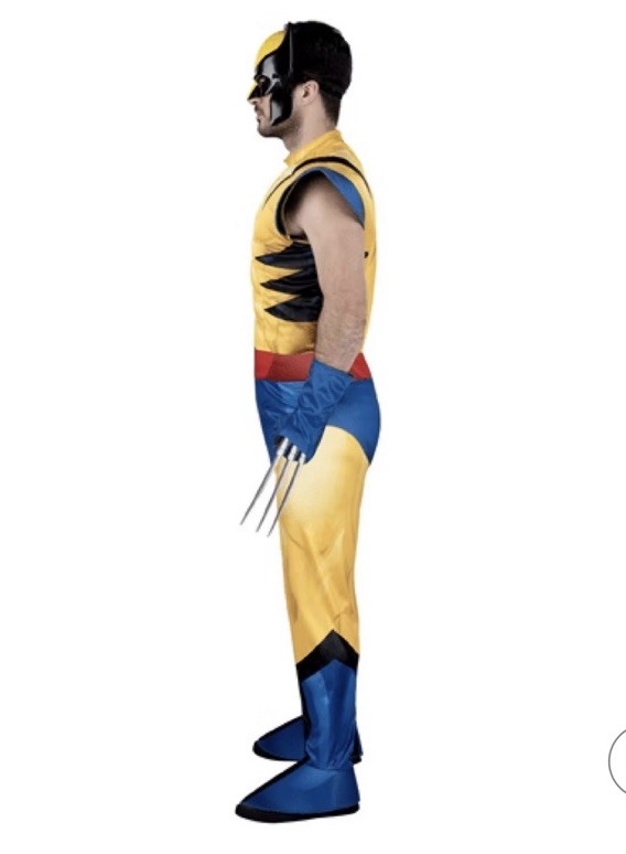 X-men 97. Adult X-Men Wolverine Costume, XL, Yellow/Blue/Black