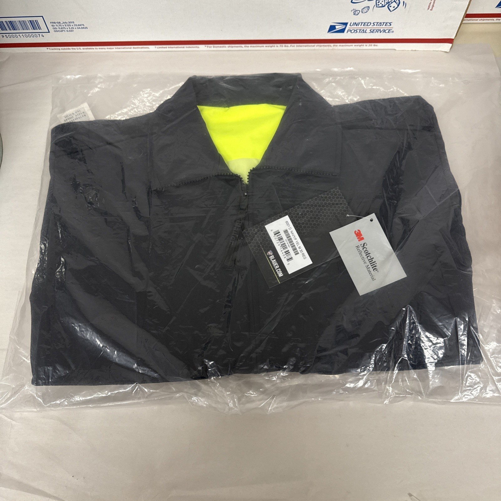 Blauer Tactical Jacket Neon Zip Reversible Windbreaker 6001 Size M 30 Reg