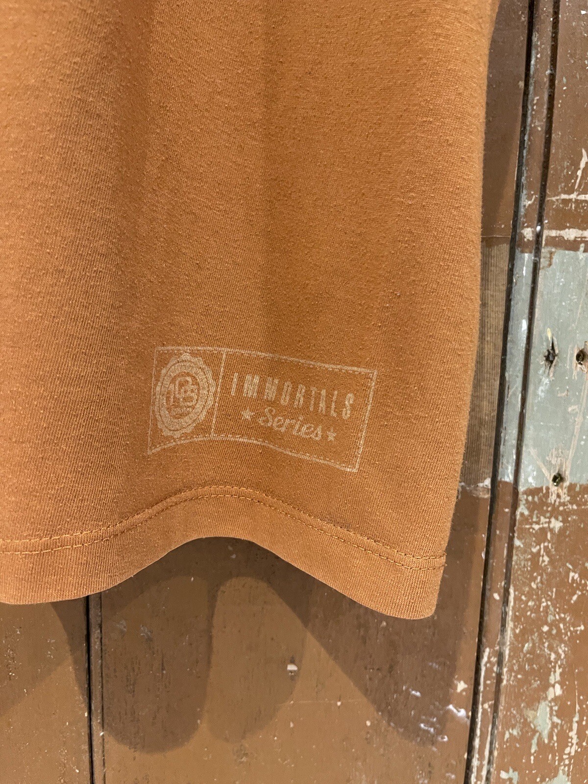 Stitches 108 Baseball Short Sleeve T-Shirt Top Cotton Mix Orange Men’s Size XL