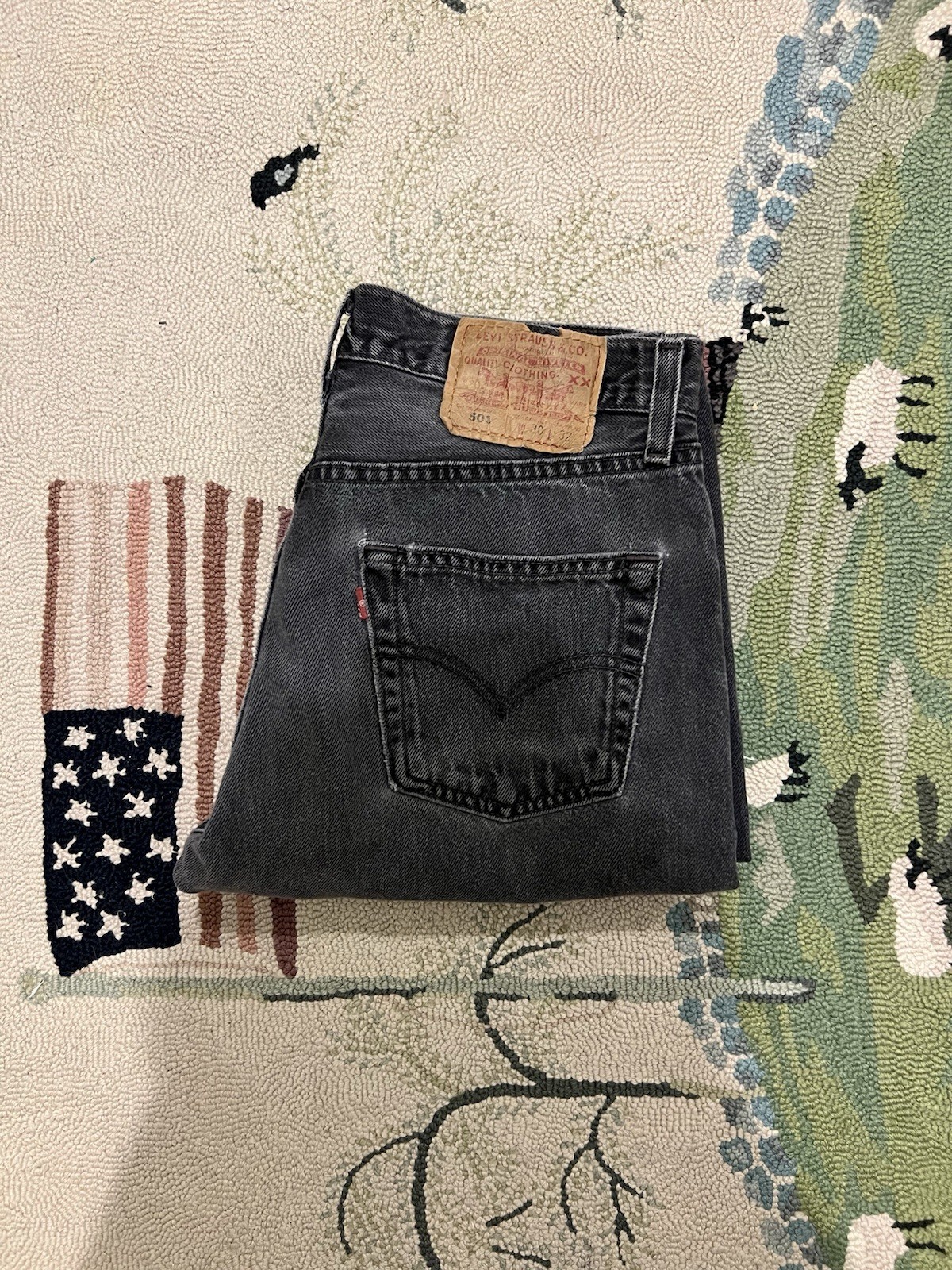 Vintage 1990s Levi’s 501 Made In USA Black 30×32