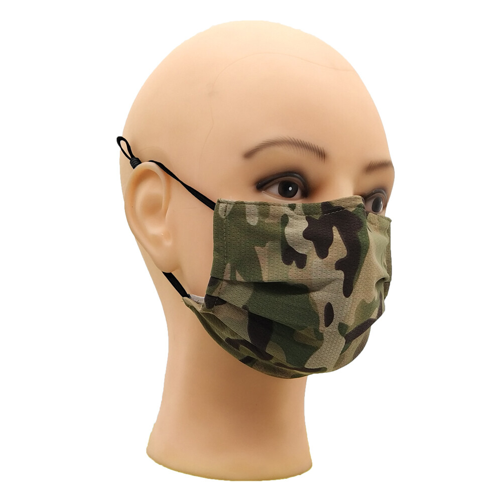 Military Camouflage Breathable Tactical Half Face Mask Unisex for Outdoor sports
