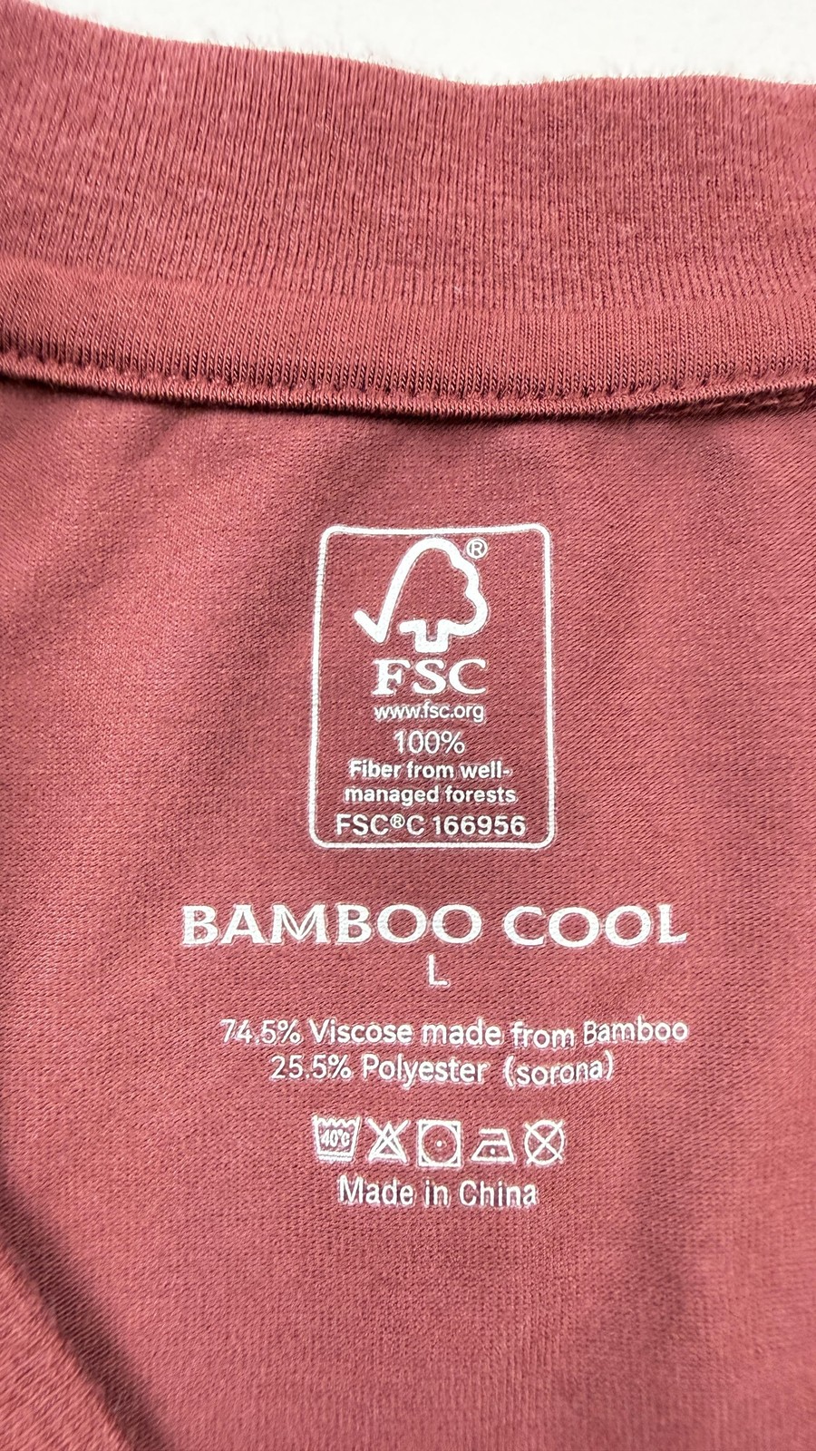 Bamboo Cool Shirt Dress Womens Large Red Bamboo Viscose Pocket Lounge Sleep