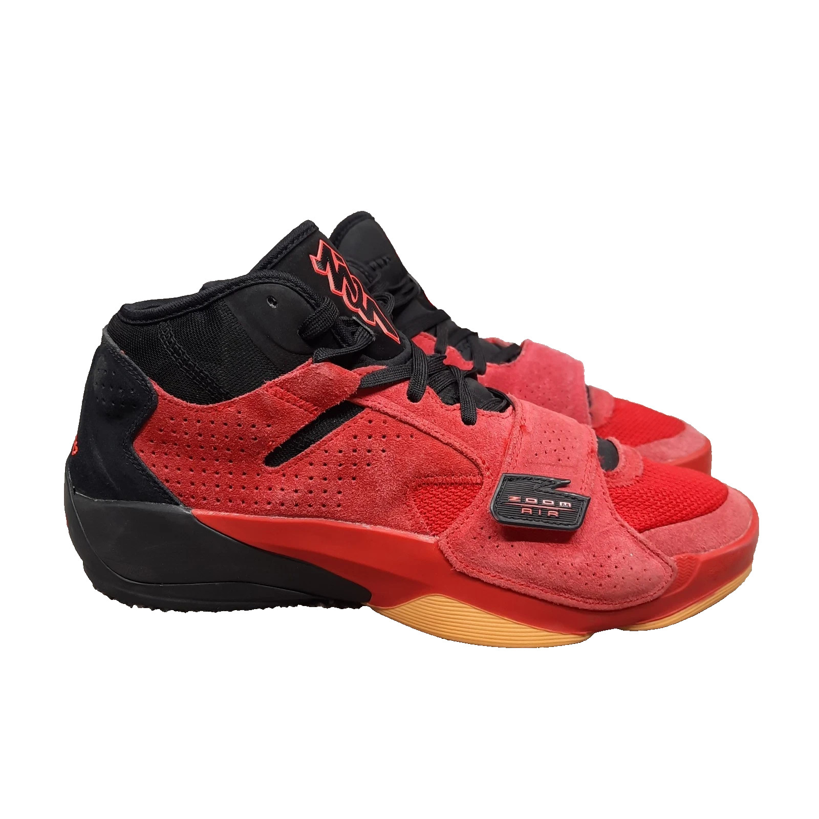 Nike Jordan Zion 2 Red Black Gum Basketball Shoes Sneaker Men’s 13 DO9073 600 SR