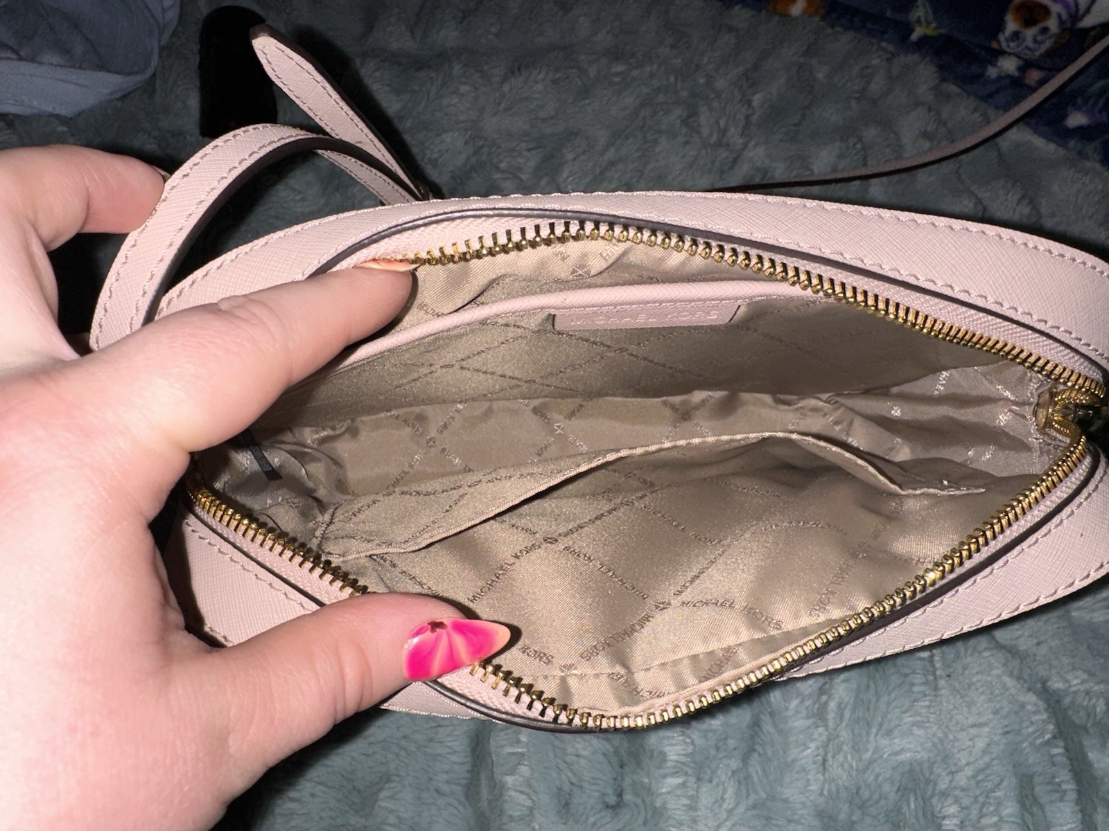 Michael Kors Pink purse with matching wallet price tags included never used