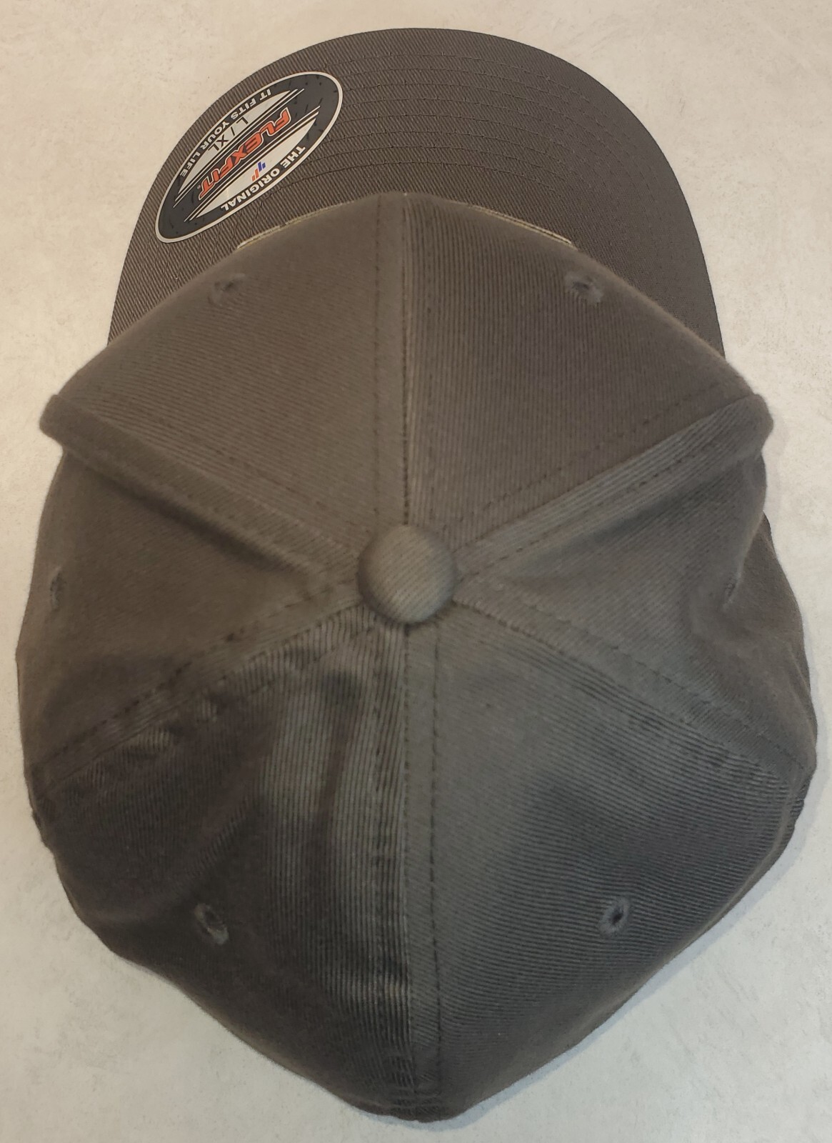 John Deere Black Patch on Flexfit Style 6277 / Charcoal – L/XL 7 1/8″ – 7 5/8″