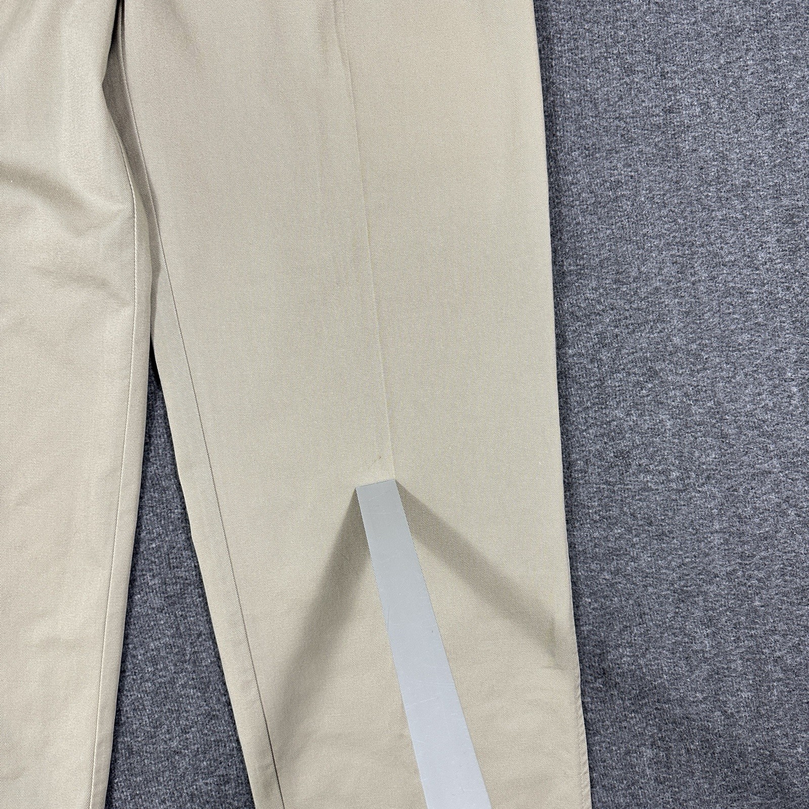 Vtg Polo Ralph Lauren 1967 Chino Pants Mens 34×36 Tall Khaki Tan Cotton Pleated