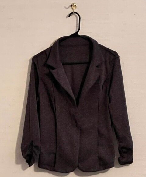 no boundaries (Size L (11-13) Long-Sleeved, Collared/Lapel, Gray Shades Blazer