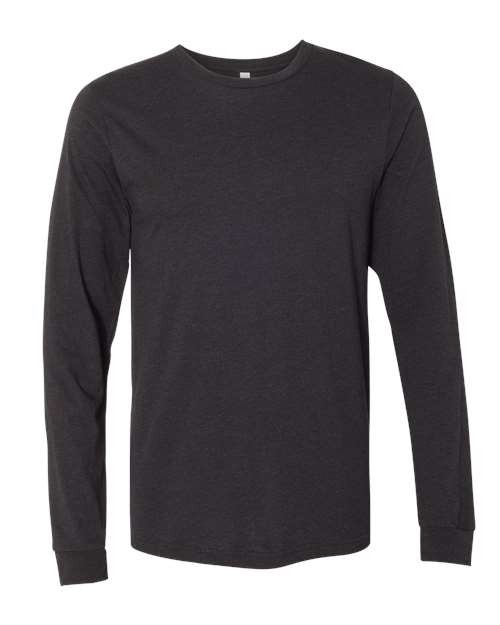 BELLA + CANVAS Heather CVC Long Sleeve Tee – 3501CVC
