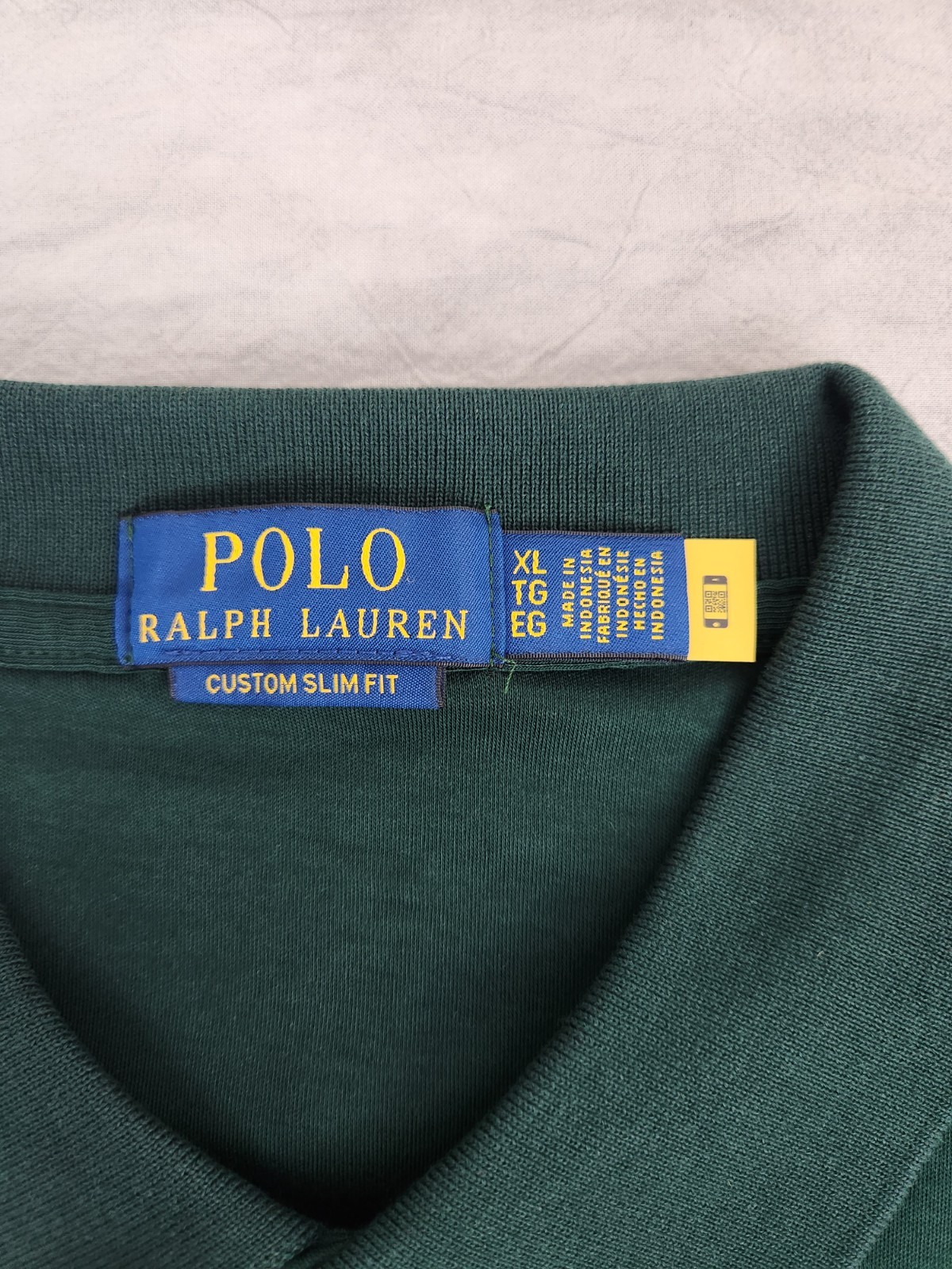Polo Ralph Lauren Custom Slim Fit Soft Touch Green Polo Shirt Men’s Size XL New