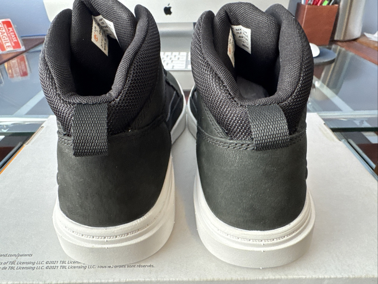 Timberland Men’s Allston Sneaker Mid Black Nubuck (TBOA69V5W05)