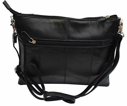 Women’s Genuine Leather Stylish Evening Shoulder Purse Bag W/Adjustable Strap