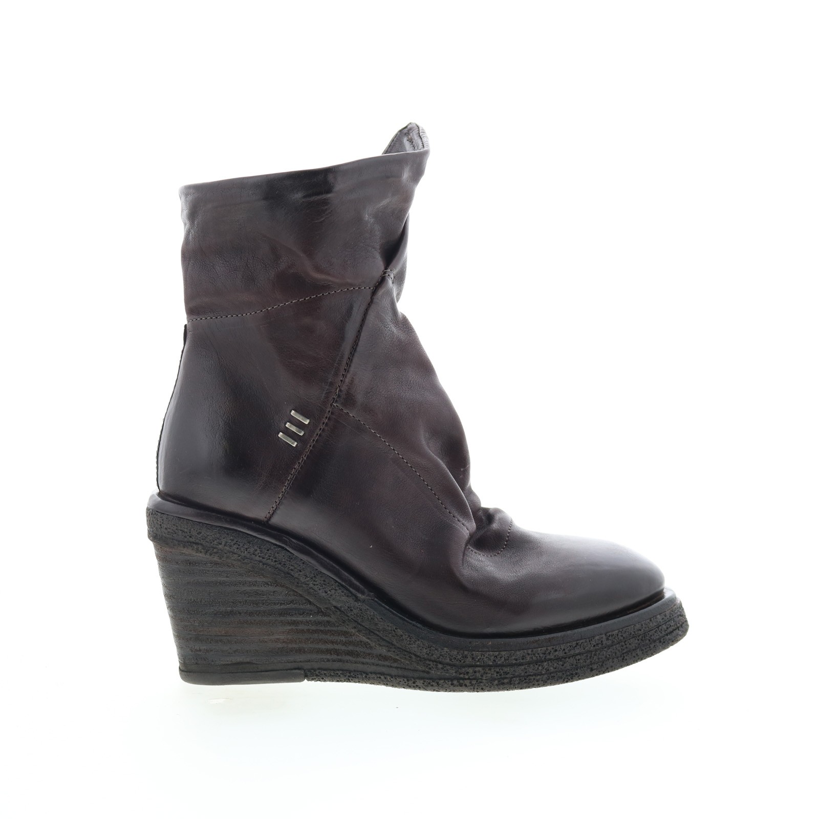 A.S. 98 Tremont Womens Brown Leather Zipper Casual Dress Boots