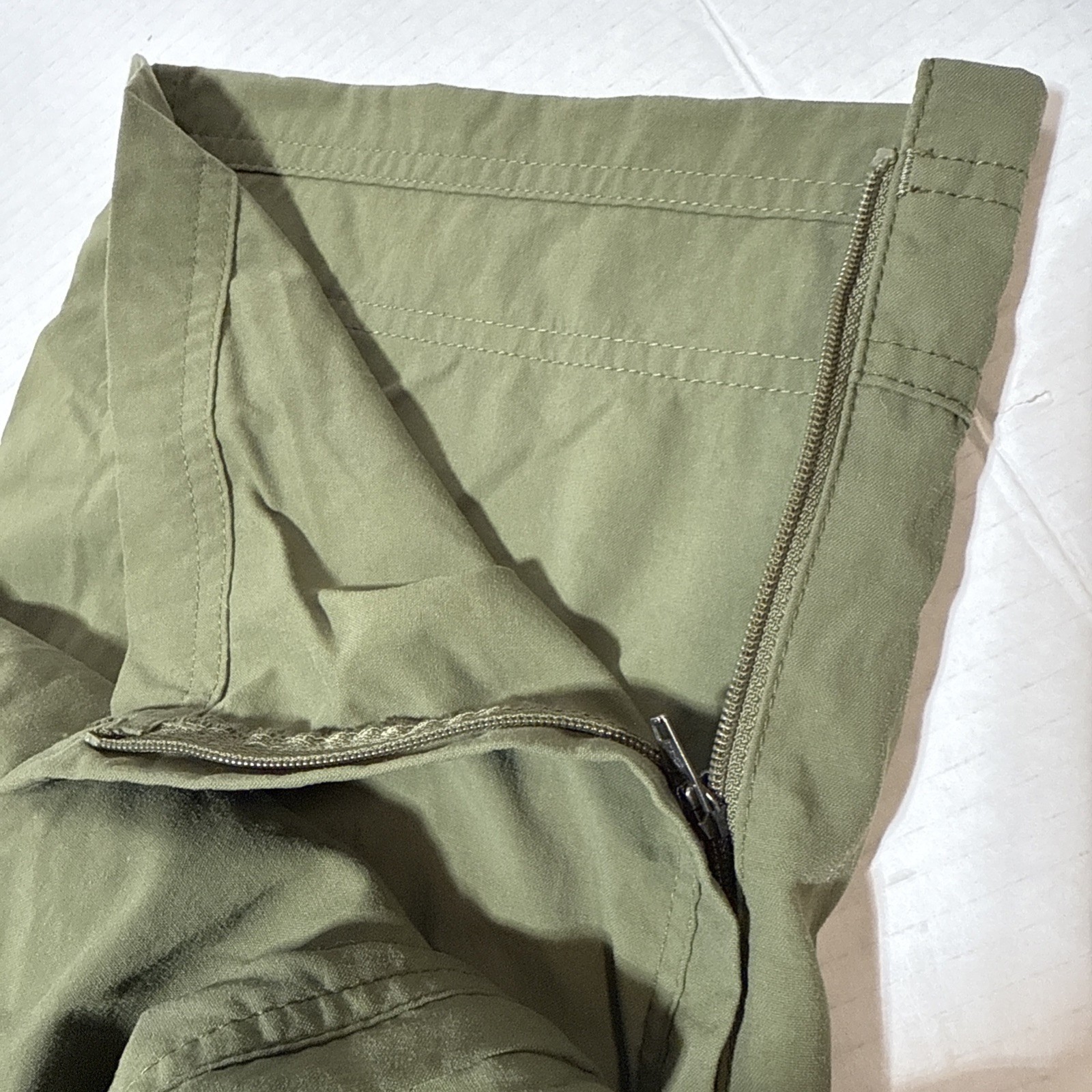 REI Co-op Convertible Olive Hiking Pants Zip Off Men’s 40 X 30