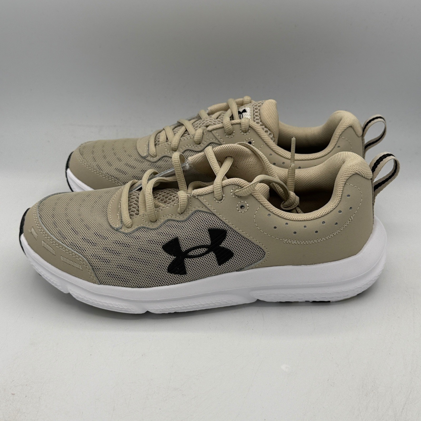 Under Armour Charged Assert 10 Mens Running Shoes Size 8 Brown Tan 3026175-289