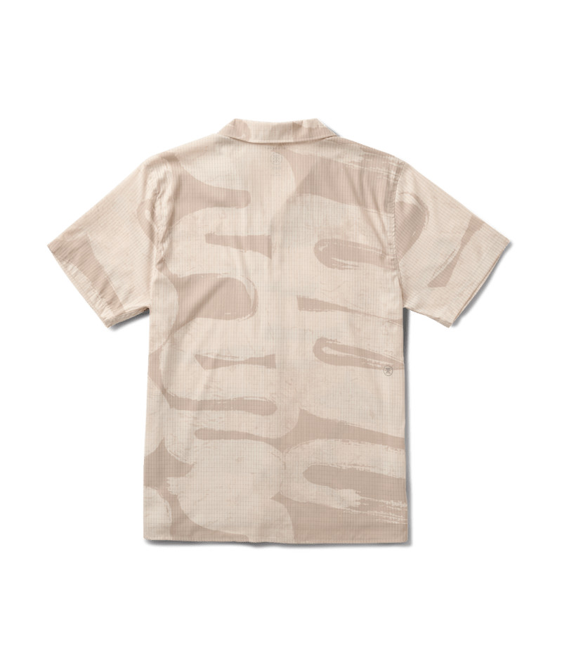 Roark Bless Up Men’s Vented Button Up Trail Run Shirt Fossil Sz Large NEW #5882