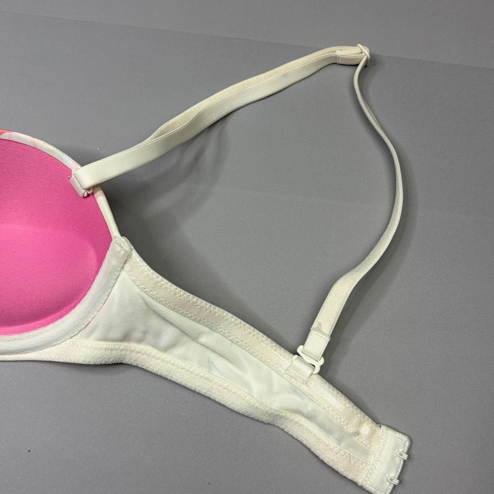 Victoria Secret Strapless Push Up Bra 32A Lined Padded Underwire Multiway Straps