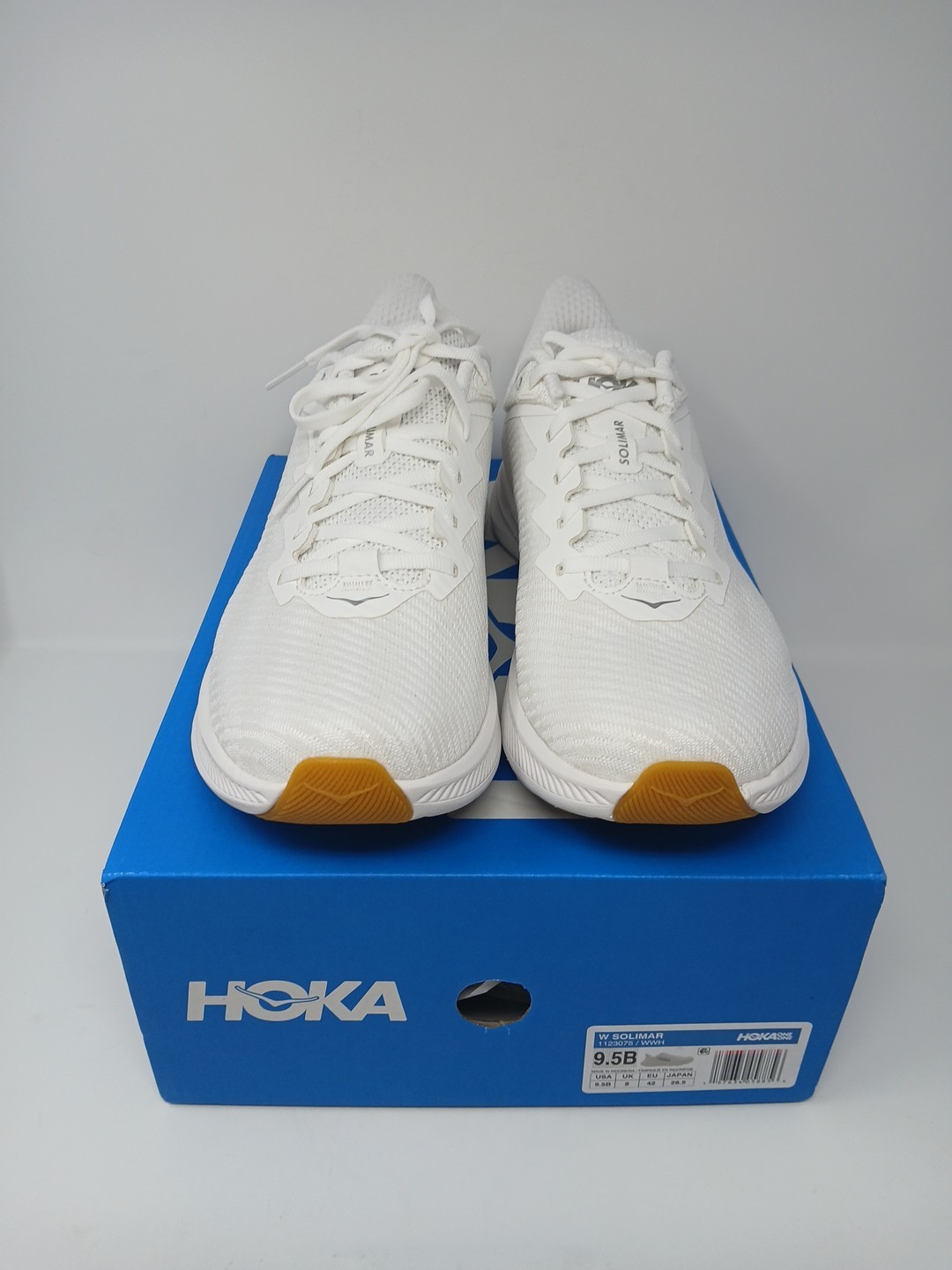 Hoka One One Solimar White Running Shoes Womens 1123075 WWH
