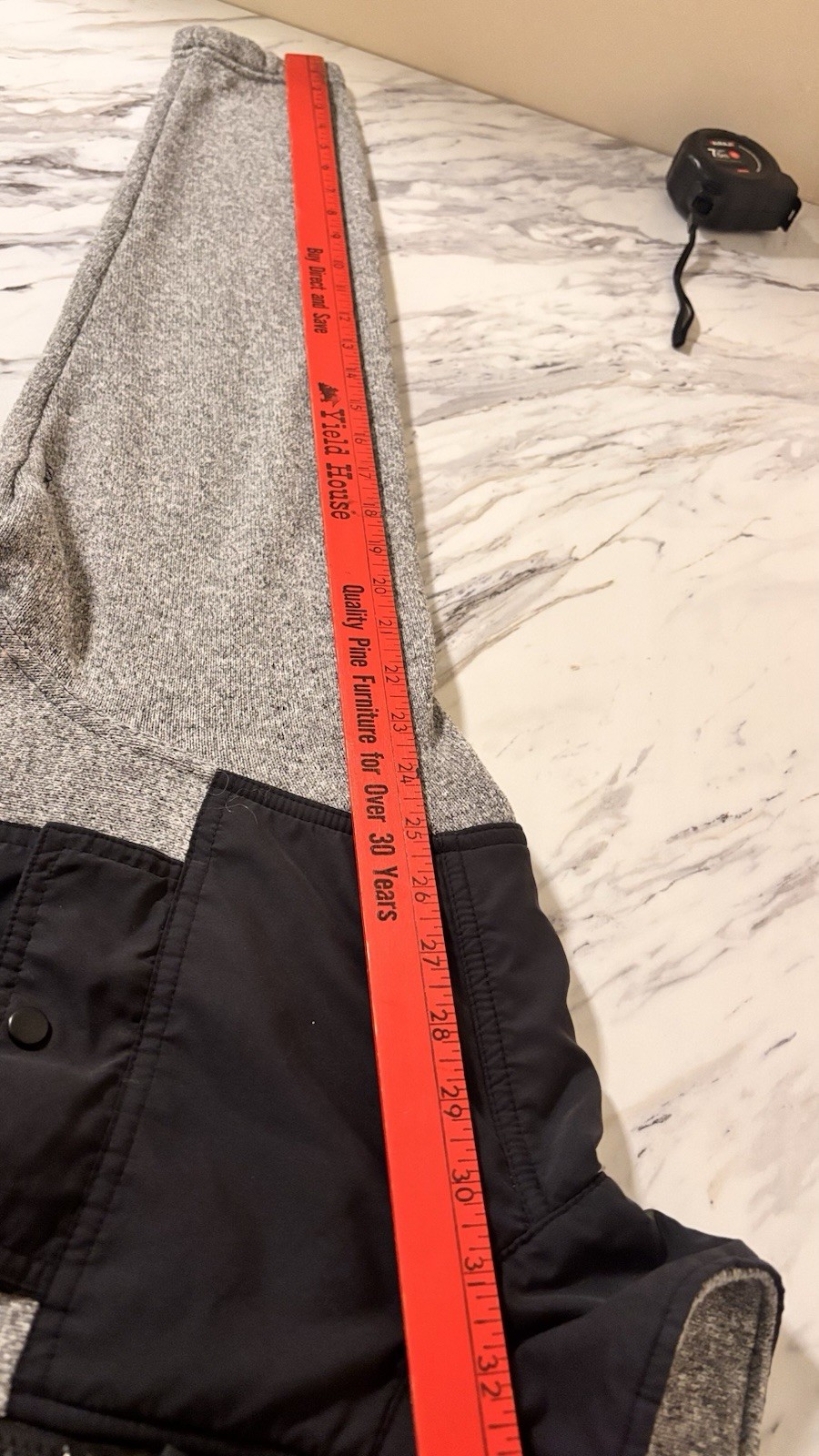 Columbia Men’s Size L Gray/Black Full Zip Fleece Jacket Stand-Up Collar