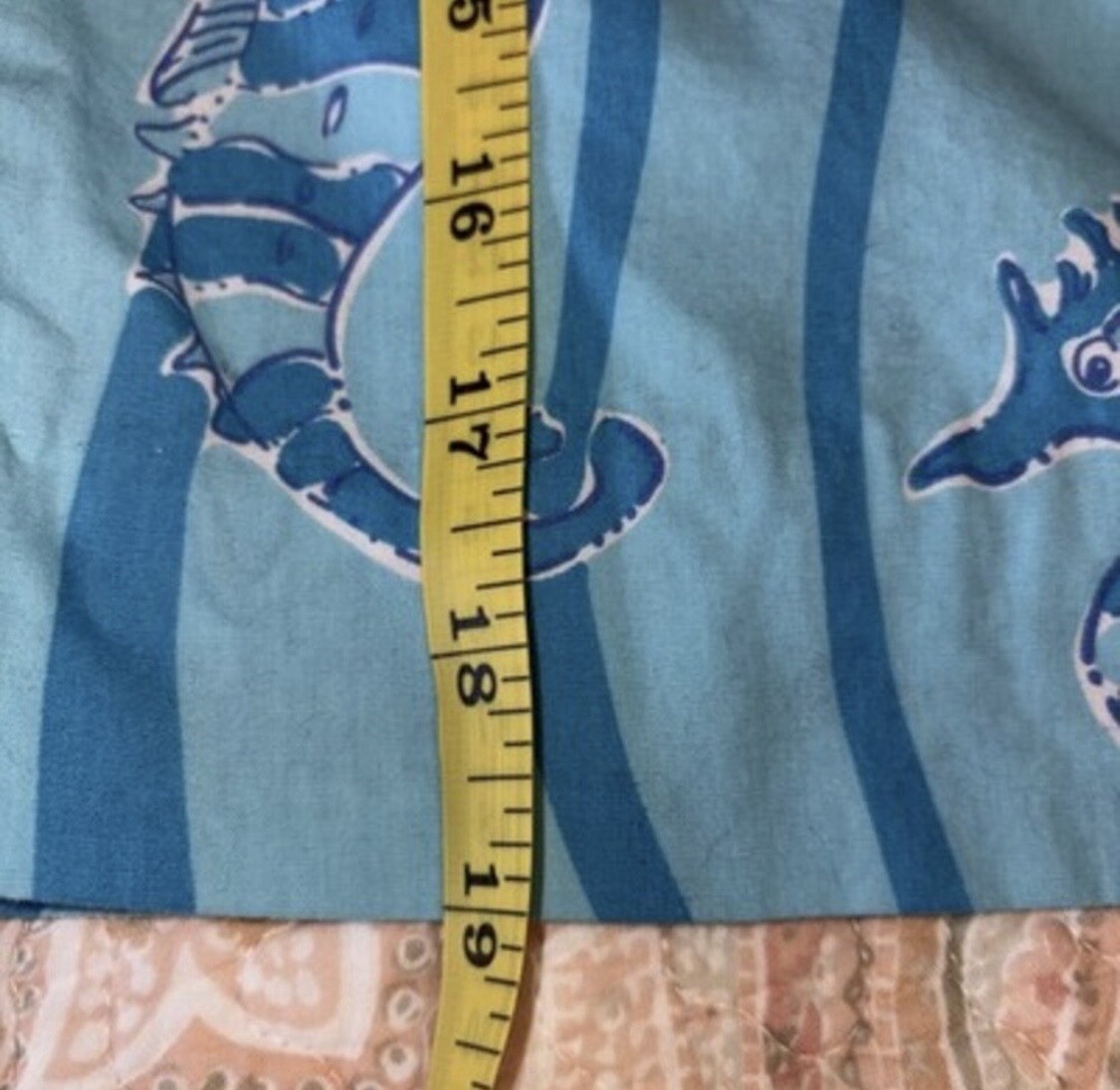 Rare Vintage Lilly Pulitzer Seahorse Print Skirt- Size 14