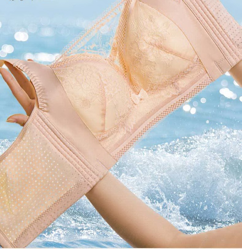 Women Bras Full coverage Wireless Floral thin Push up Plus Size Underwear 33571