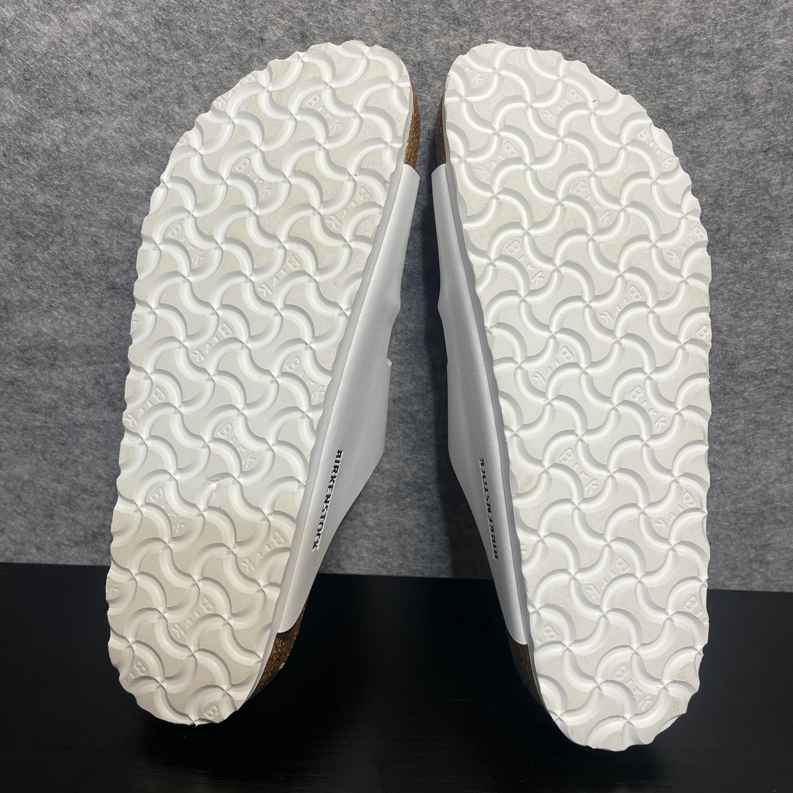 Birkenstock Arizona Birko Flor Sandals Womens EU 40 US 9 Narrow White Footbed