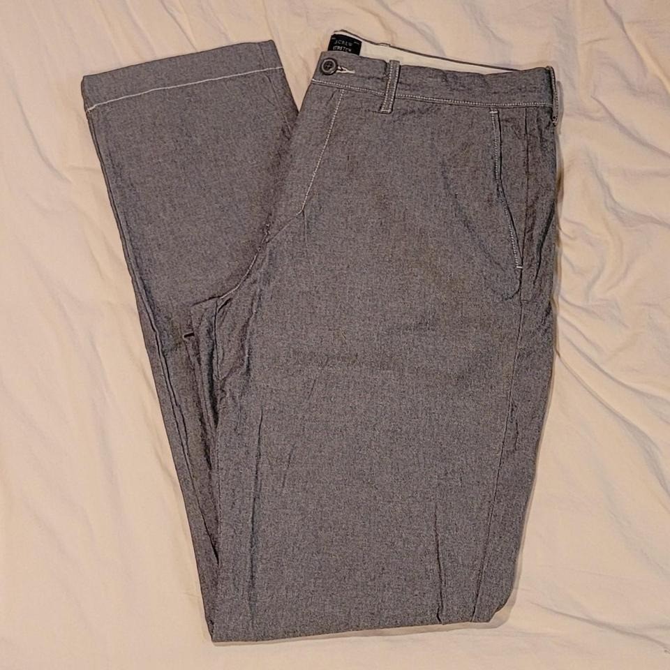 J.Crew 770 Straight Fit Stretch Cotton Pants Men’s 33×34 Gray
