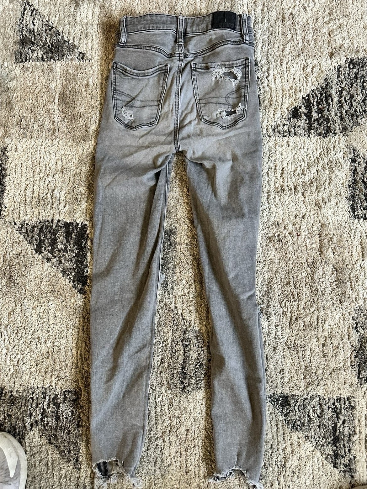 American Eagle Outfitters Next Level Stretch Skinny Jeans 000 Blue Gray bundle