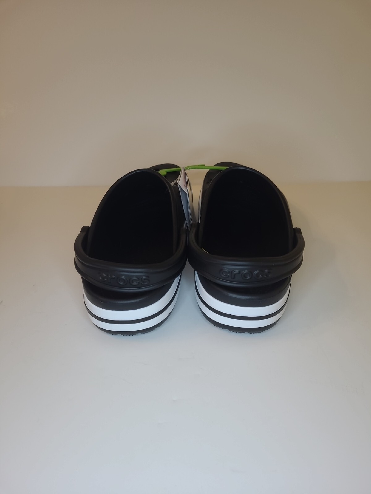 Crocs Bayaband Clog Unisex Black/White 205089-066 Mens 9/Womens 11