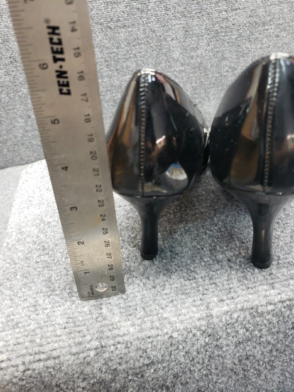 Womans Comfort Plus By Predictions Slip On Stiletto Pumps Size 8.5 Black