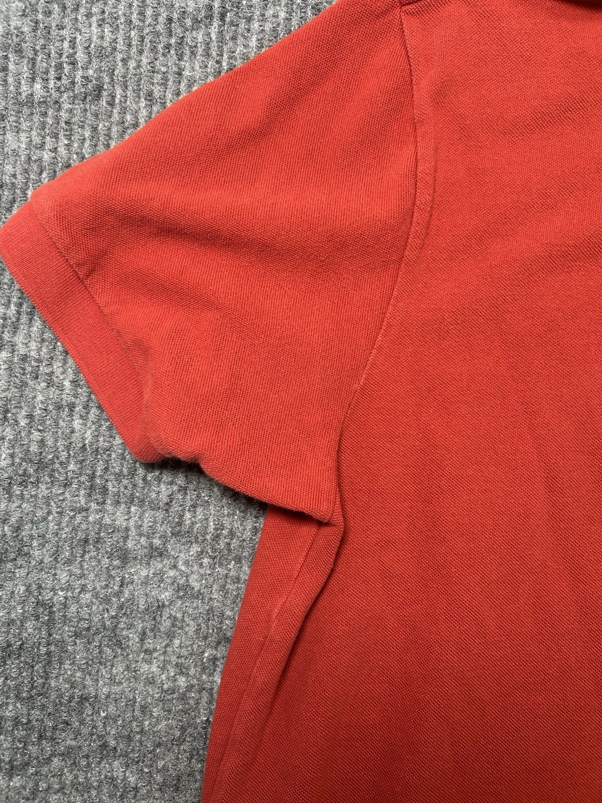 Banana Republic Mens Polo Shirt Red XL Short Sleeve Pocket