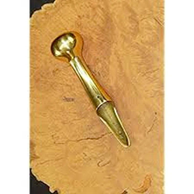 Solid Brass Head Hame Ball Handle for Walking Stick Vintage Cane Handle Only