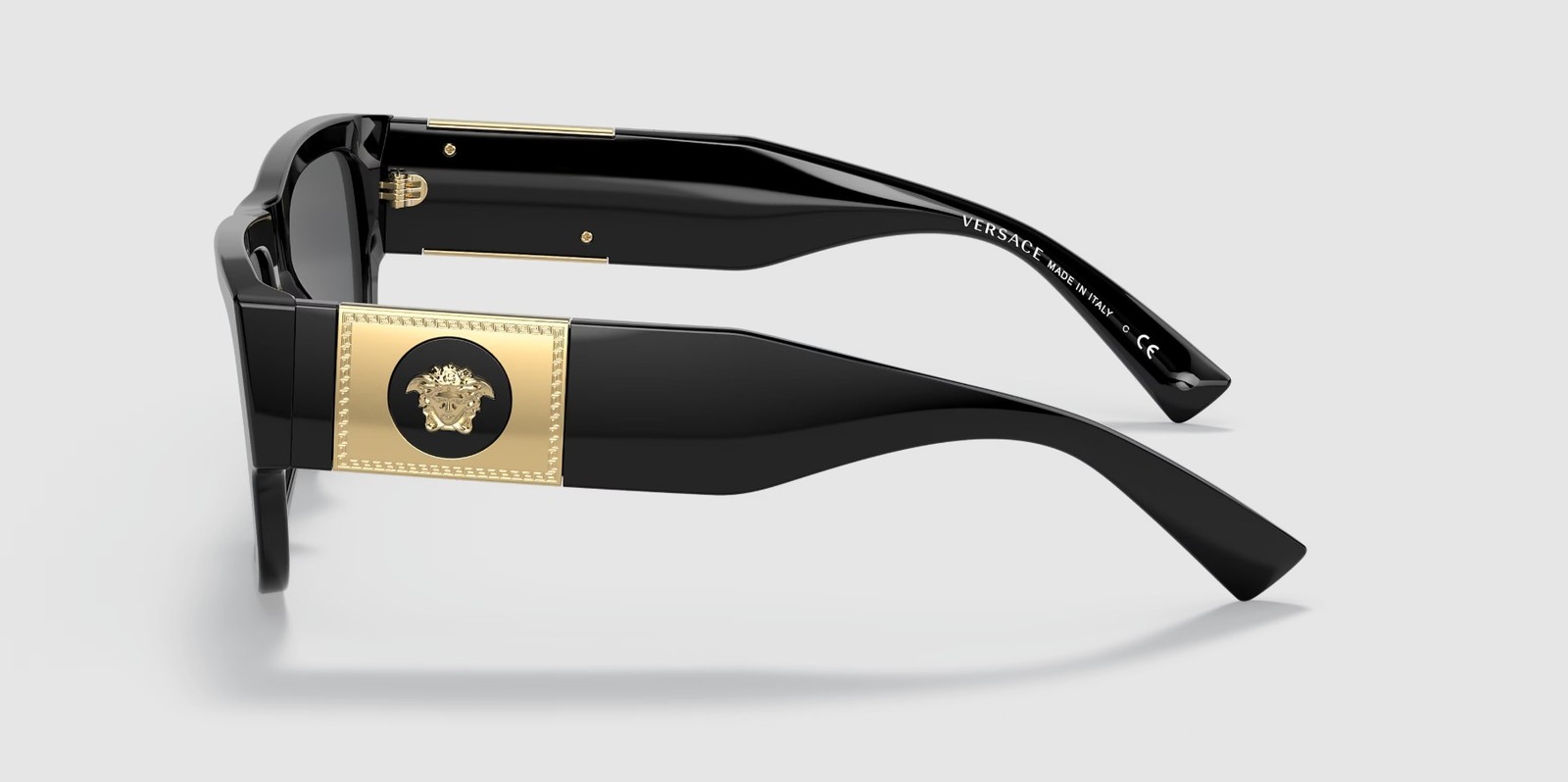 VERSACE VE4406 GB1 87 Black Dark Grey 56 mm Men’s Sunglasses
