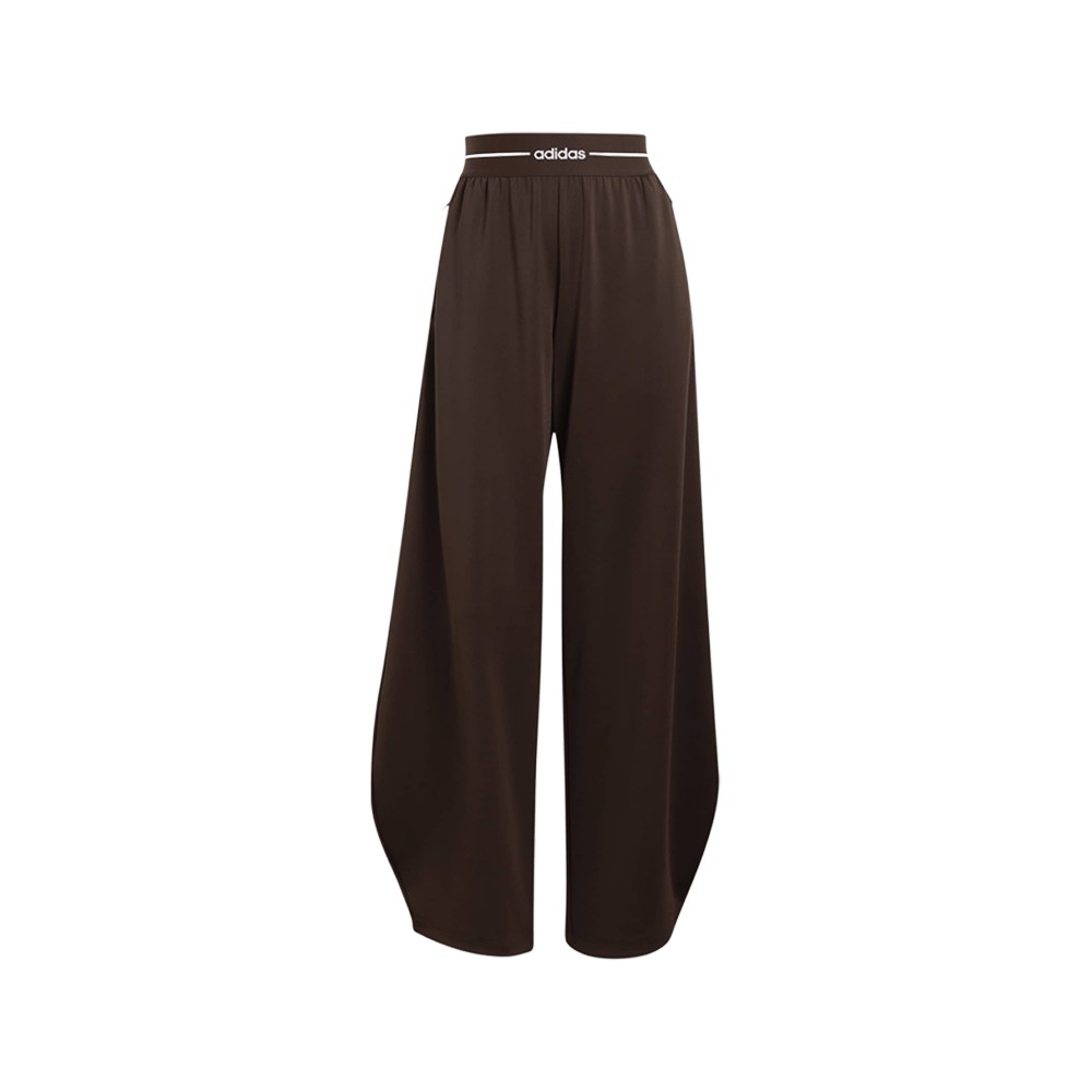 adidas Hyperglam Barrel Joggers Womens Brown Casual Athletic Bottoms SB1158-KF41