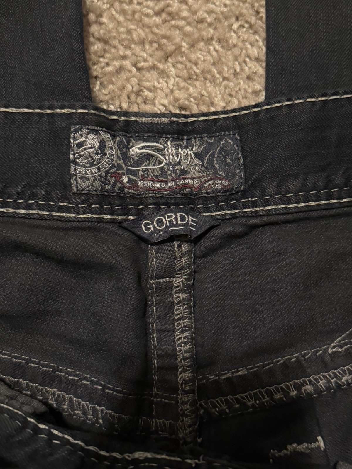 Silver Gordie Jeans 33×30