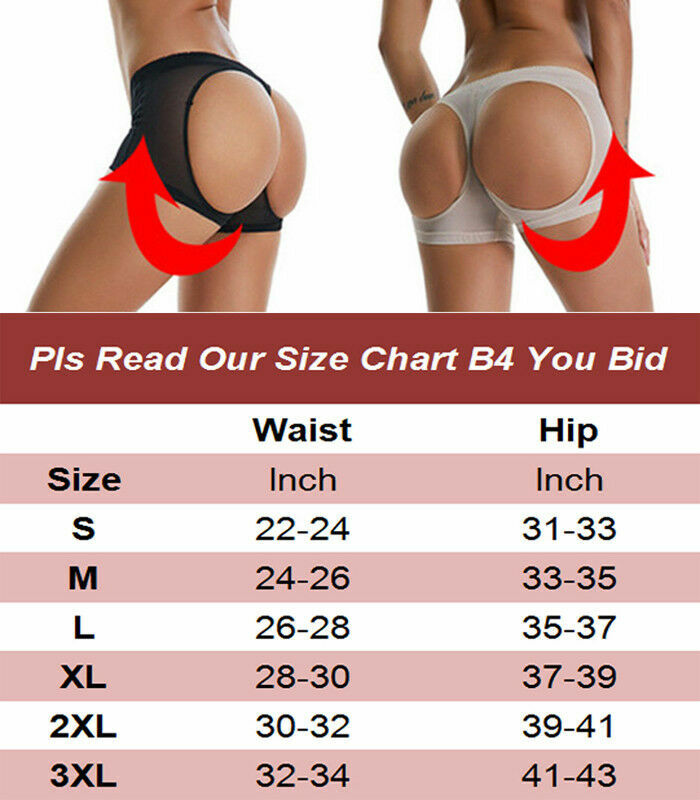 Butt Lifter Women Body Shaper Tummy Control Panty Enhancer Booty Underwear pants