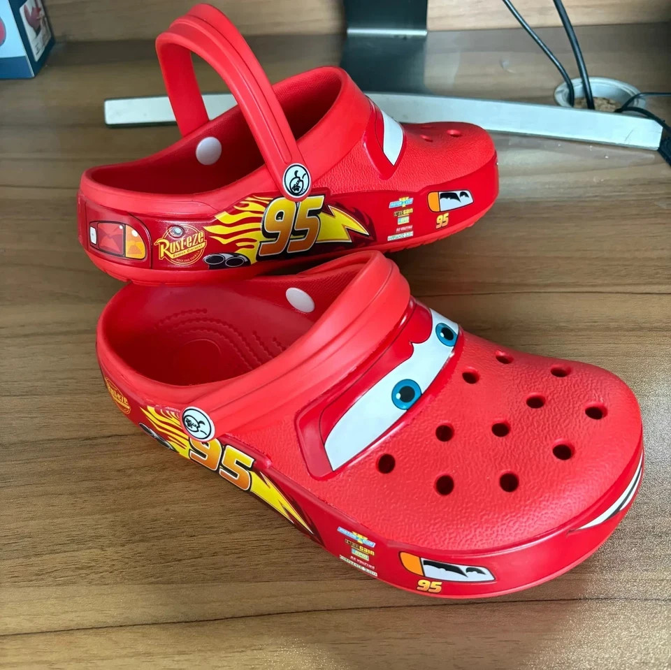 NEW Crocs Lightning McQueen Classic Clog for Adults Limited Edition Disney Style