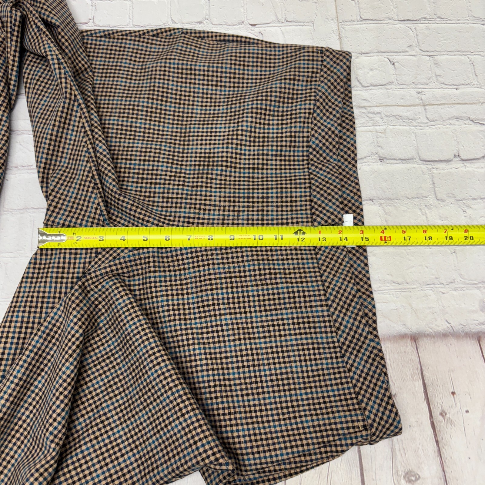 NWT J Jill Women Premium Bi-Stretch Dress Pants Size 18W Gingham Ankle C002 -2