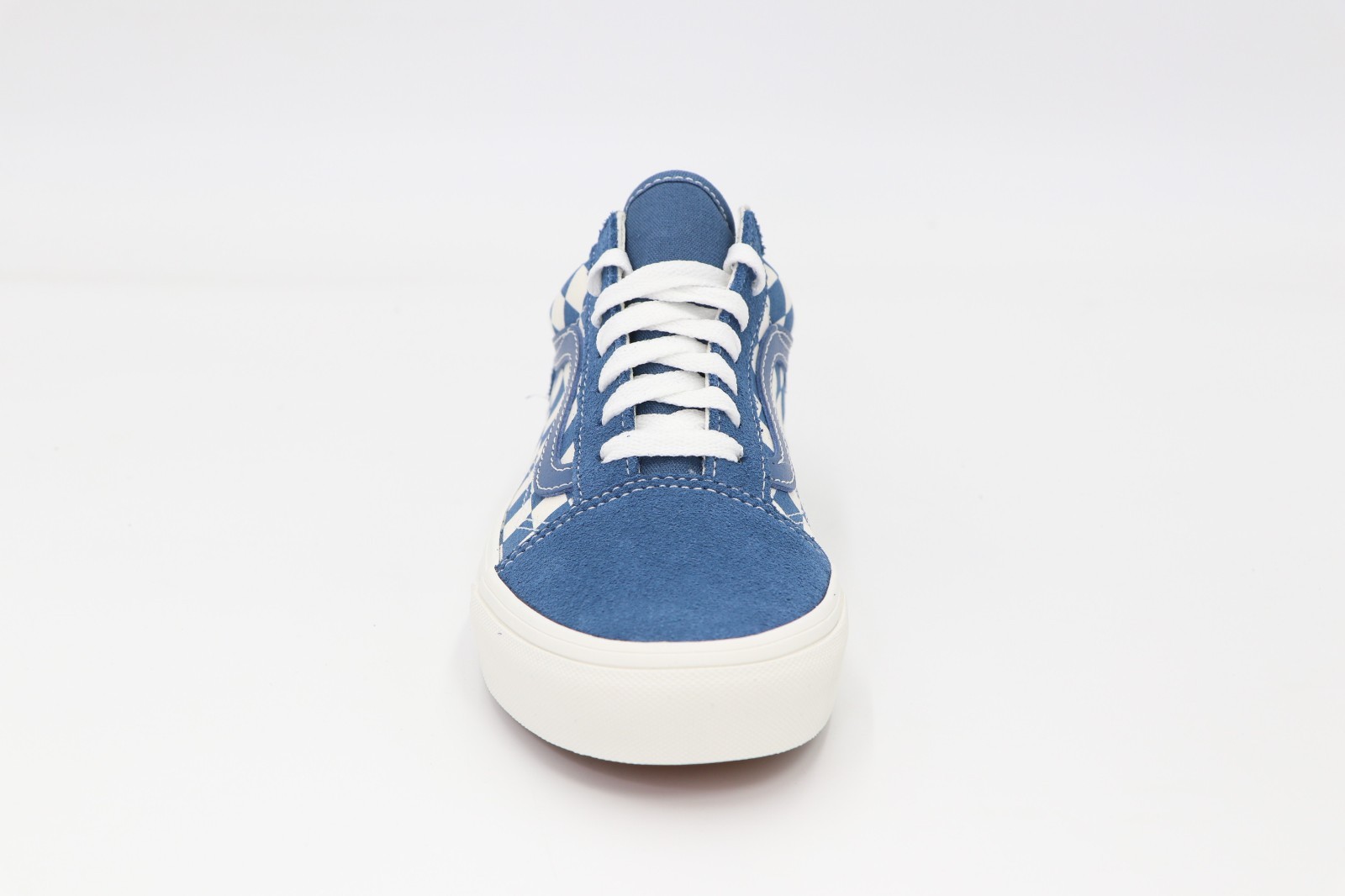 Vans Primary Check Old Skool Shoe Navy/White