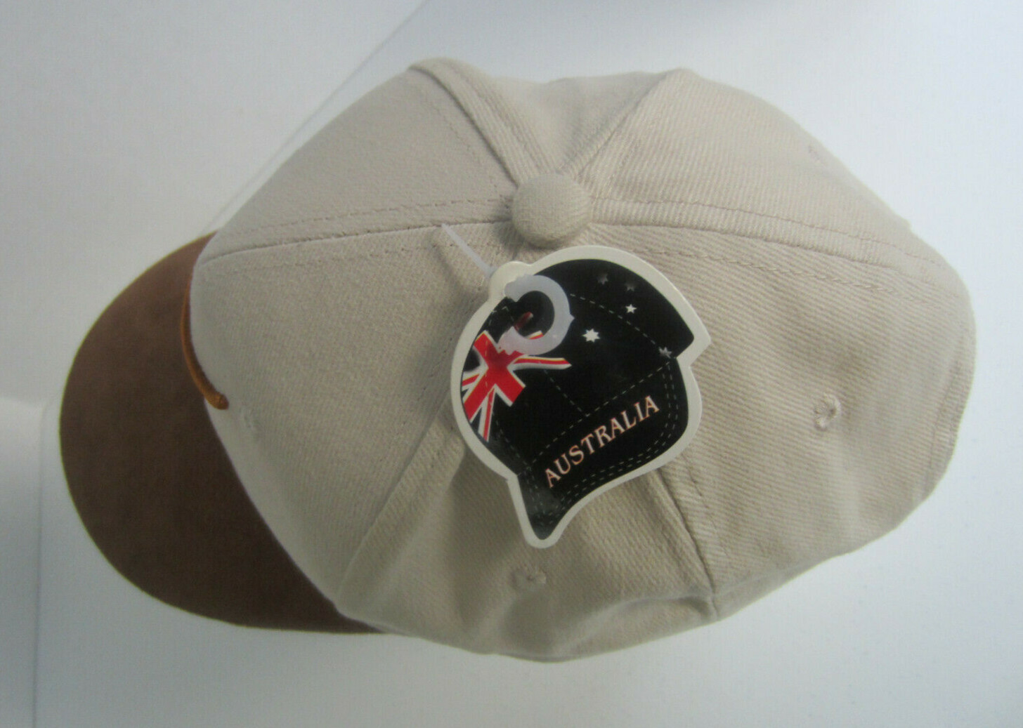 Australia Two-Toned Adjustable Baseball Cap w/ Embroidered Kangaroo NWT
