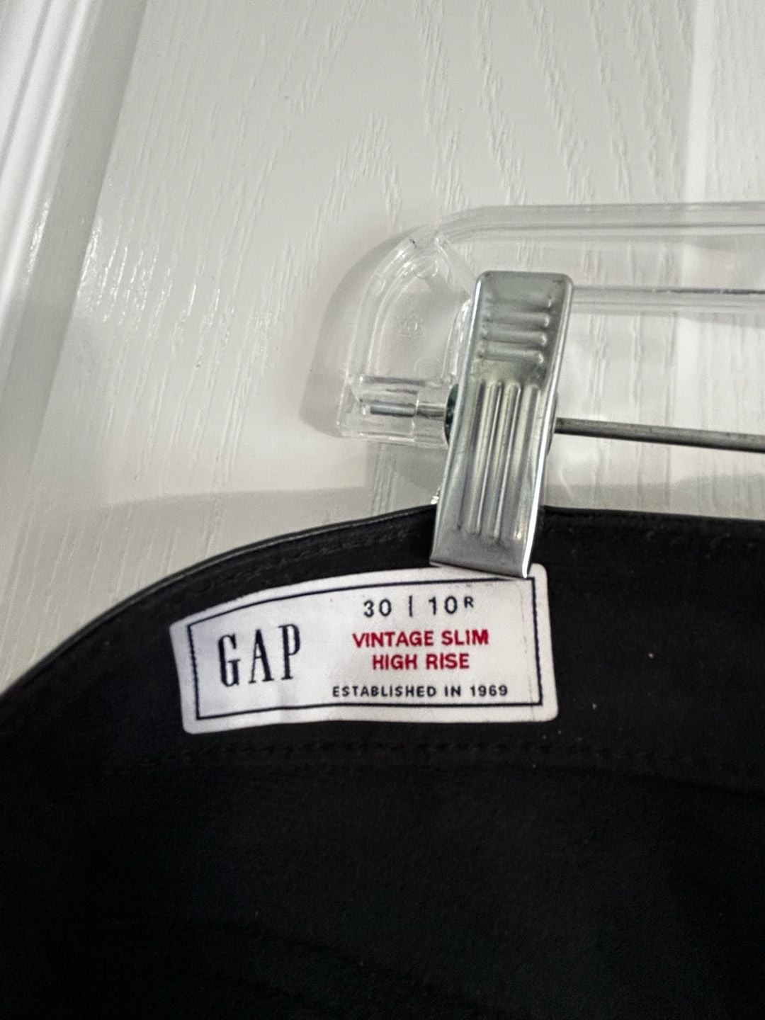 Gap Vintage Slim High Rise Faux Leather Pants Size 30x10R