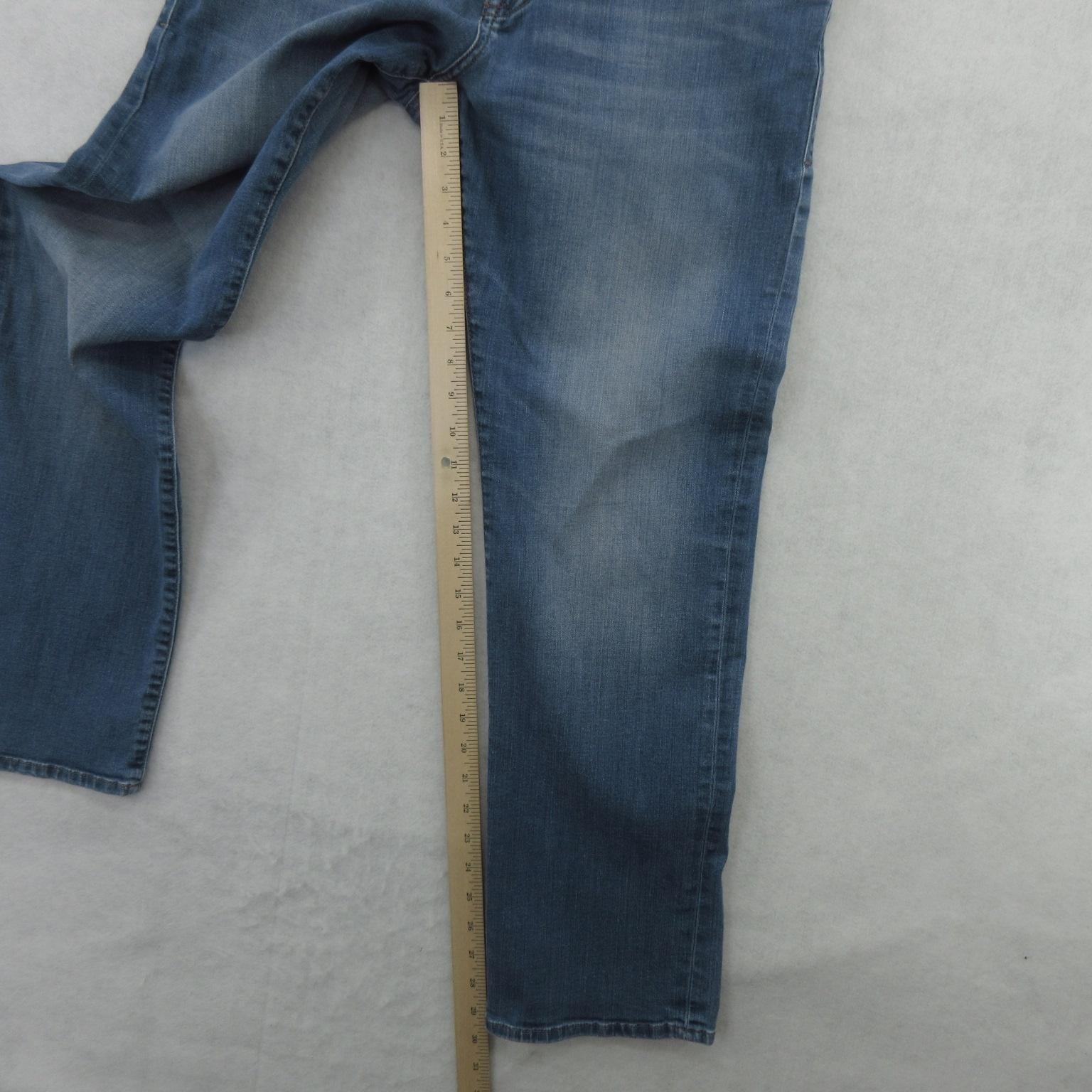 Mavi Jeans Mens 33×30 Blue Medium Wash Slim Straight Stretch Denim Pants Casual