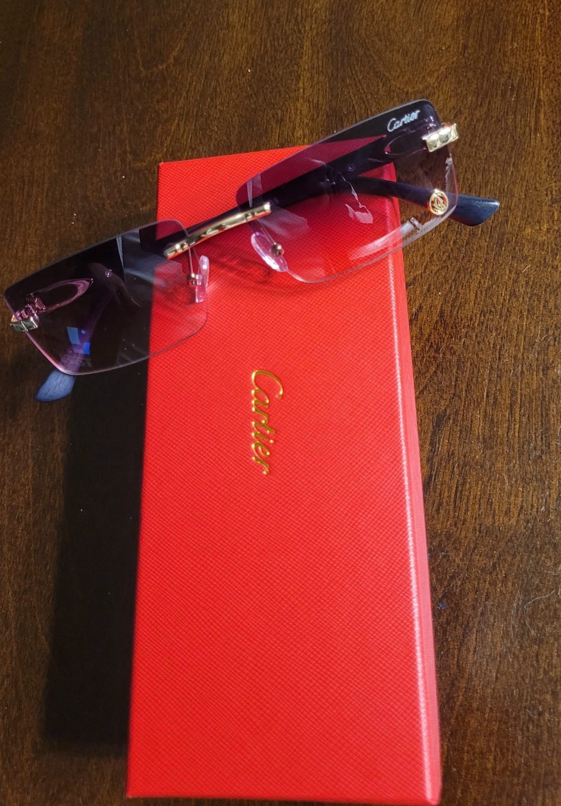 Cartier Panthère Classic 58MM Rectangular Sunglasses