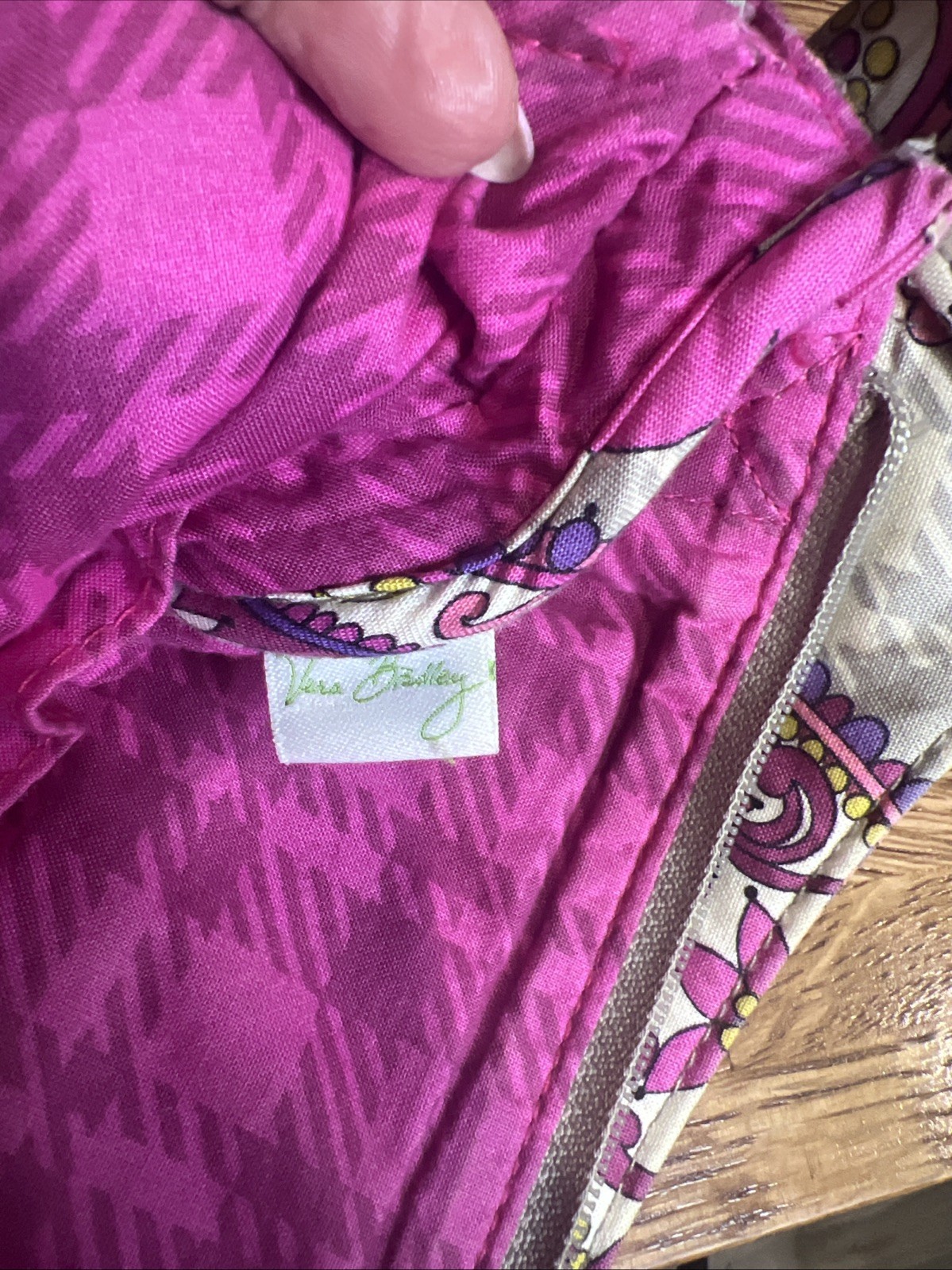 Vera bradley (2012) Mailbag Retired Plaid Meets Paisley Pattern Crossbody Y2K