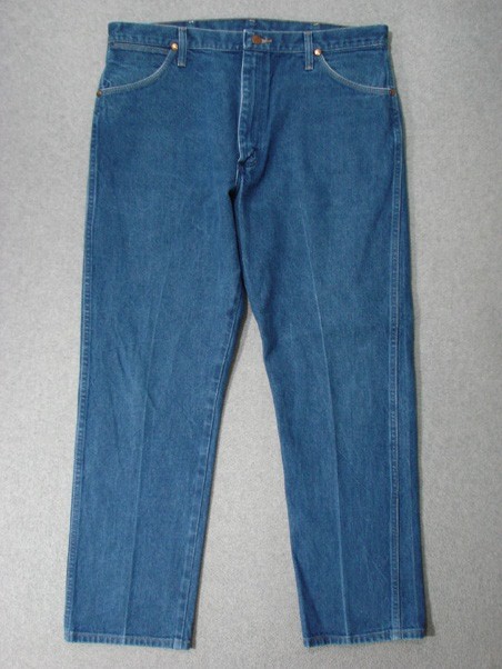 TD11409 USA **WRANGLER** 13MWZ STRAIGHT LEG JEANS 38×30 (msr 37″x30″)