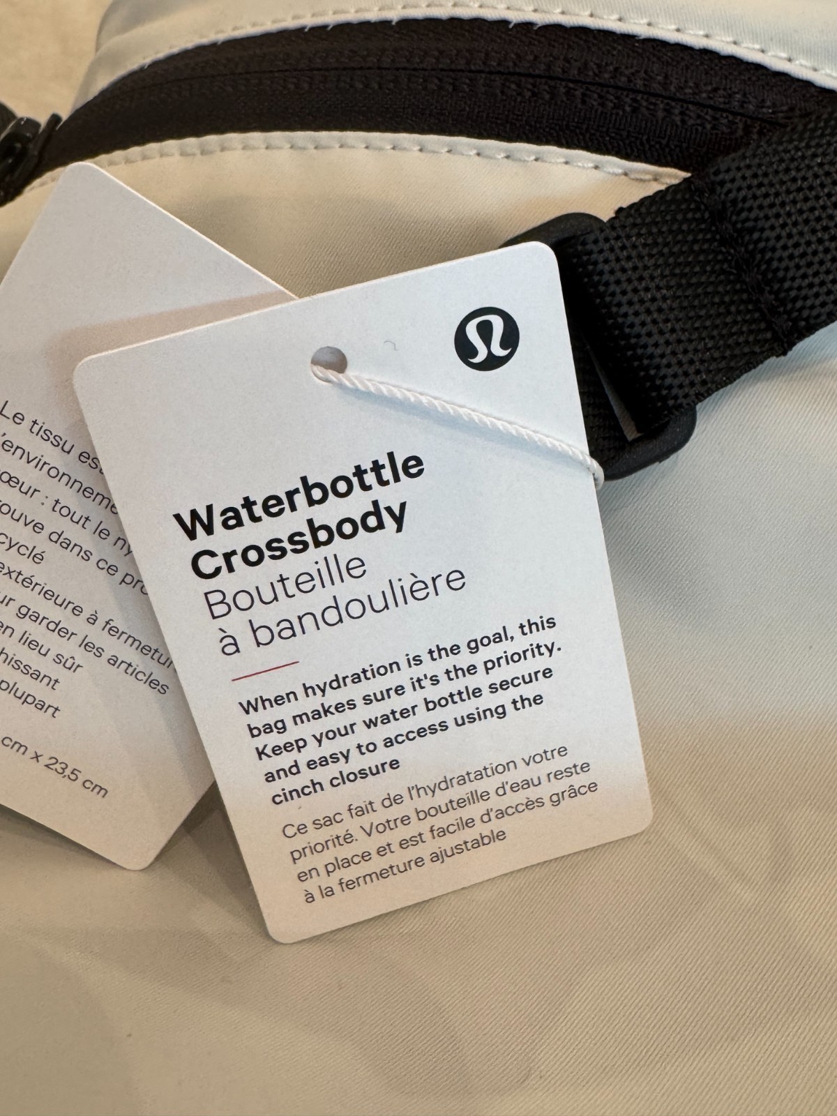 NWT Lululemon Water Bottle Cross Body Bag