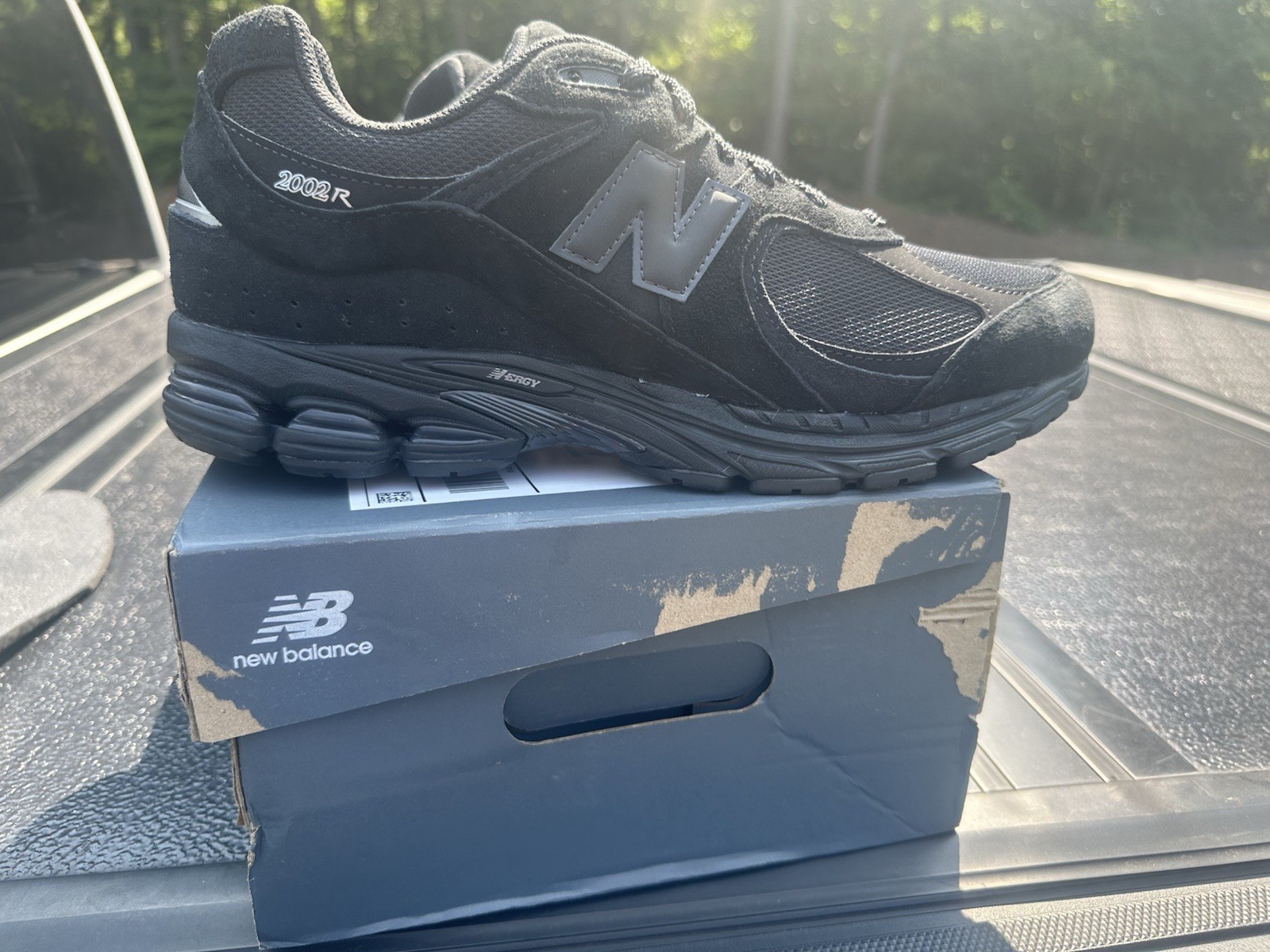 Men Size 12 New Balance 2002R Black Metallic