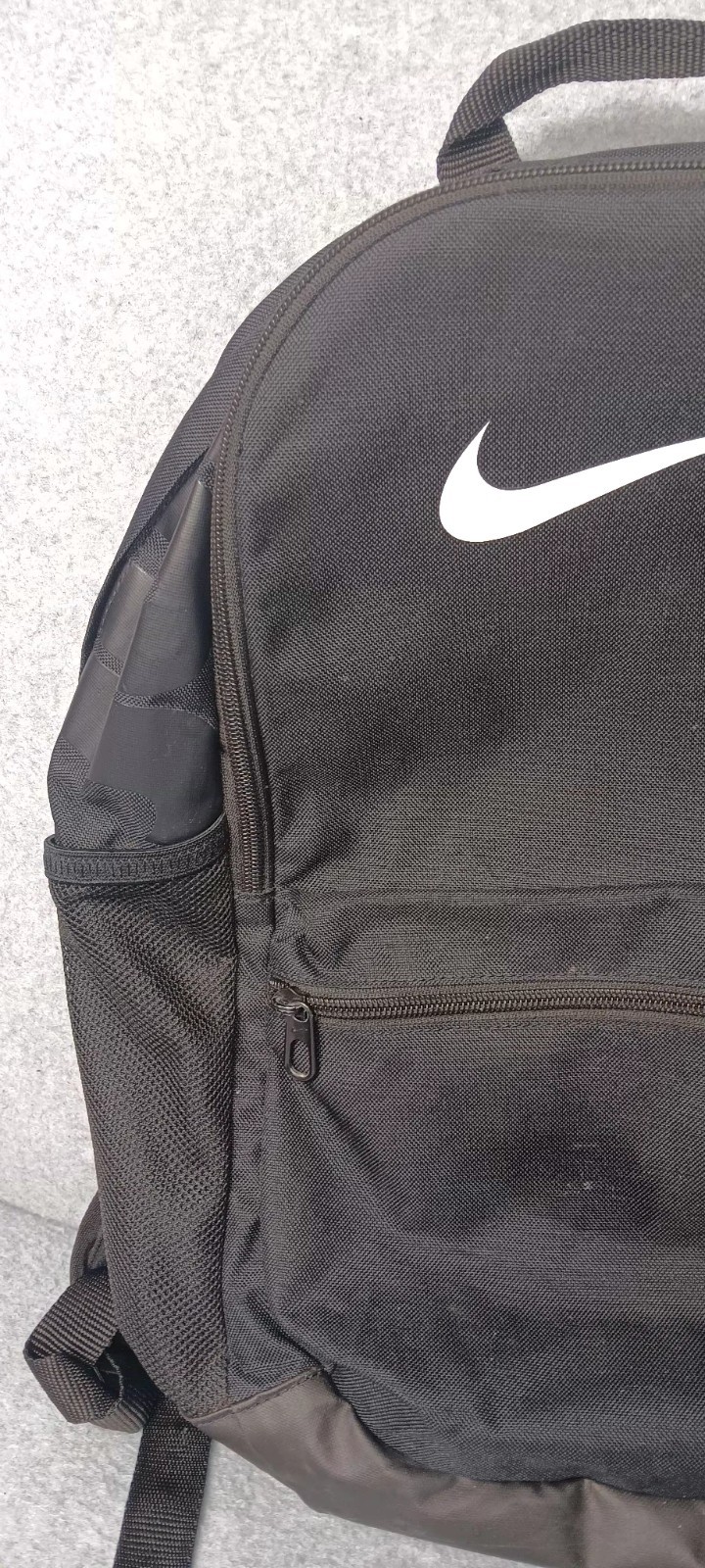 Nike Brasilia Backpack Black White Swoosh Medium 24L School Gym Bag Training