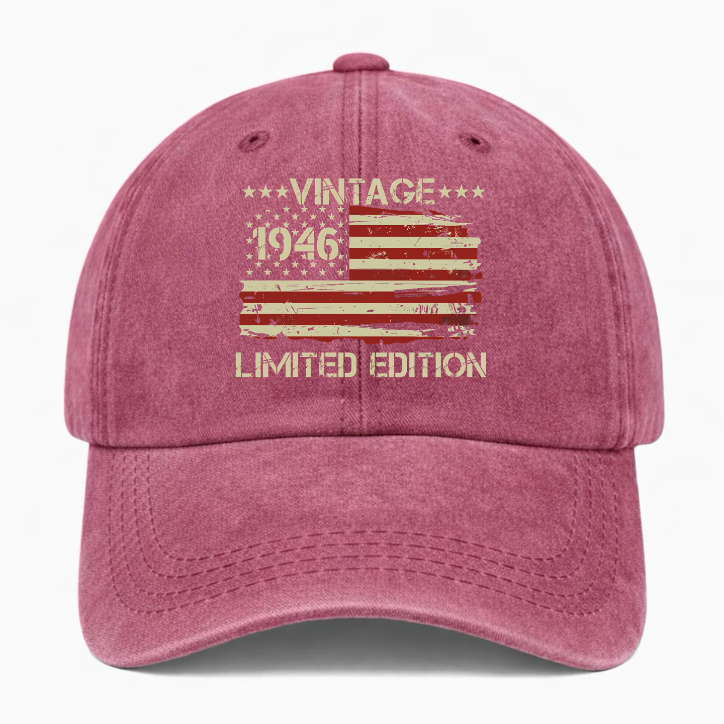 1946 Vintage Hat Limited Edition USA Flag Birthday Gift for Men Dad Adjustable
