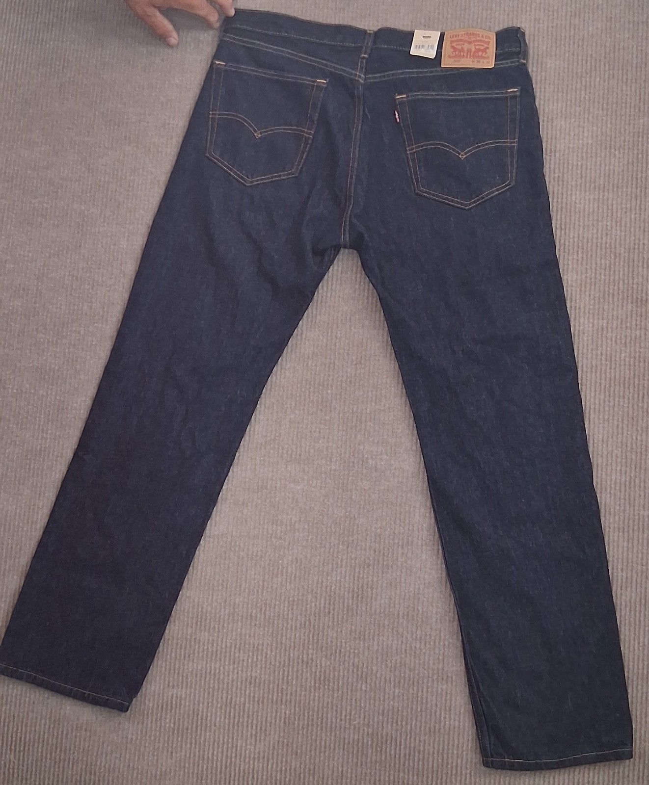 Levi’s NWT Men’s 500 Series 505 Regular Fit Straight Leg Jeans – Dark Wash Blue