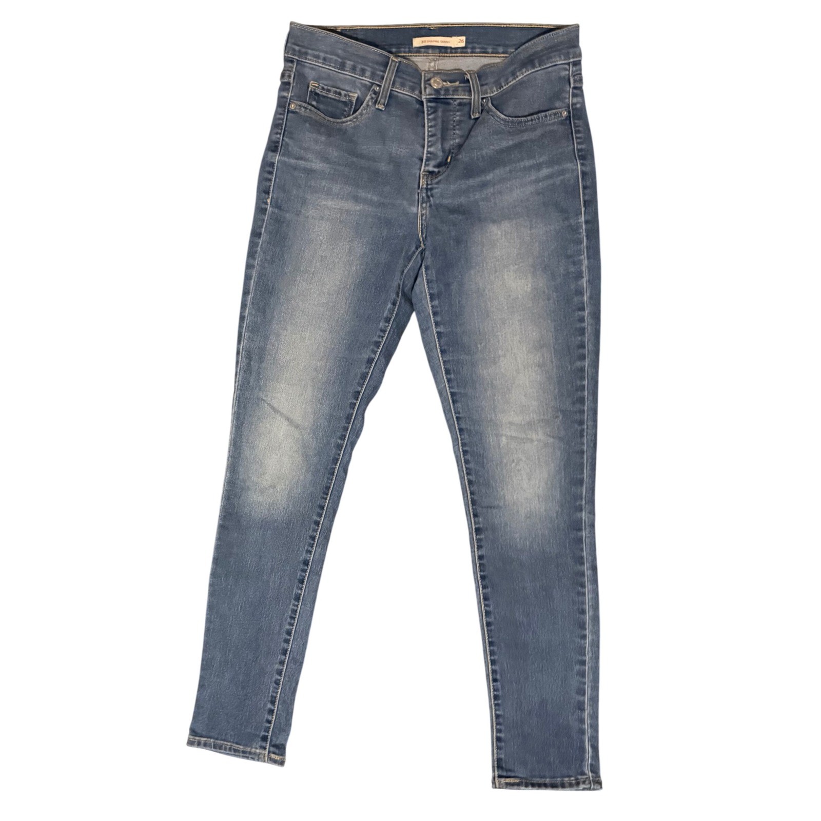 Levi’s 311 Shaping Skinny Jeans Womens 26 Blue Mid Rise Stretch Denim
